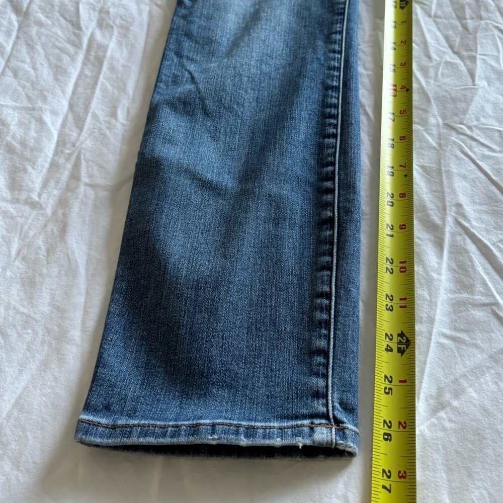 J Crew Curvy Vintage Slim Straight Jean in Medium Light Blue Warm Surf Size 27 - Picture 11 of 11